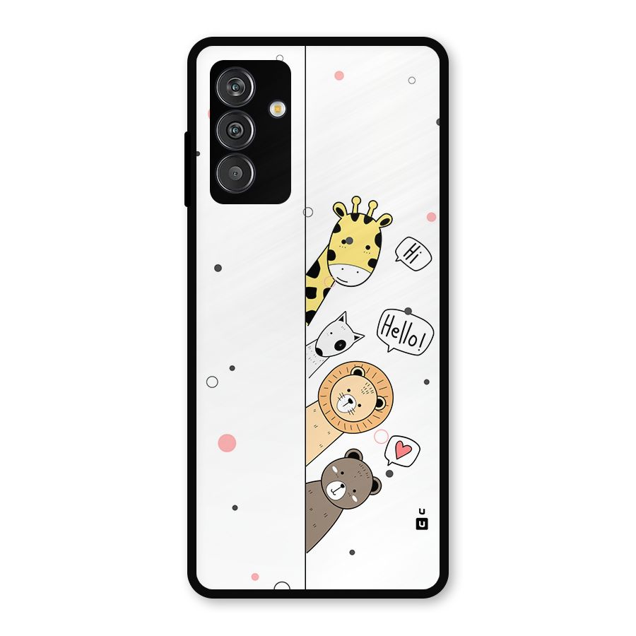 Animal Greetings Metal Back Case for Galaxy M13