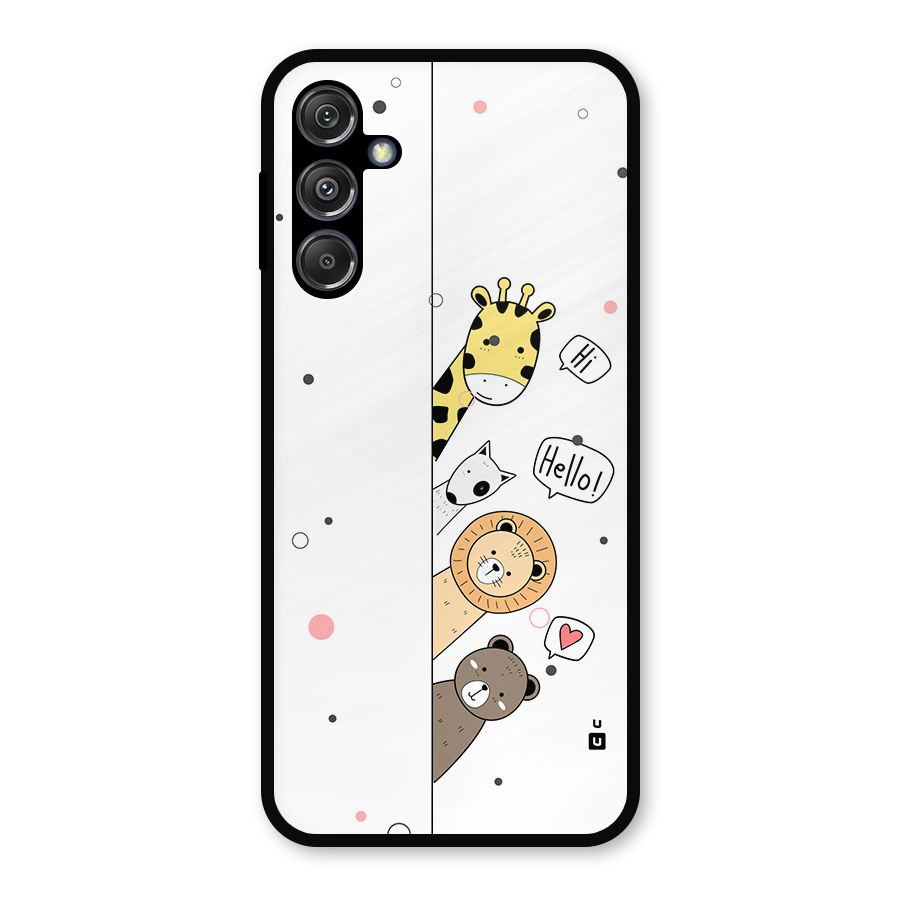 Animal Greetings Metal Back Case for Galaxy M34 5G