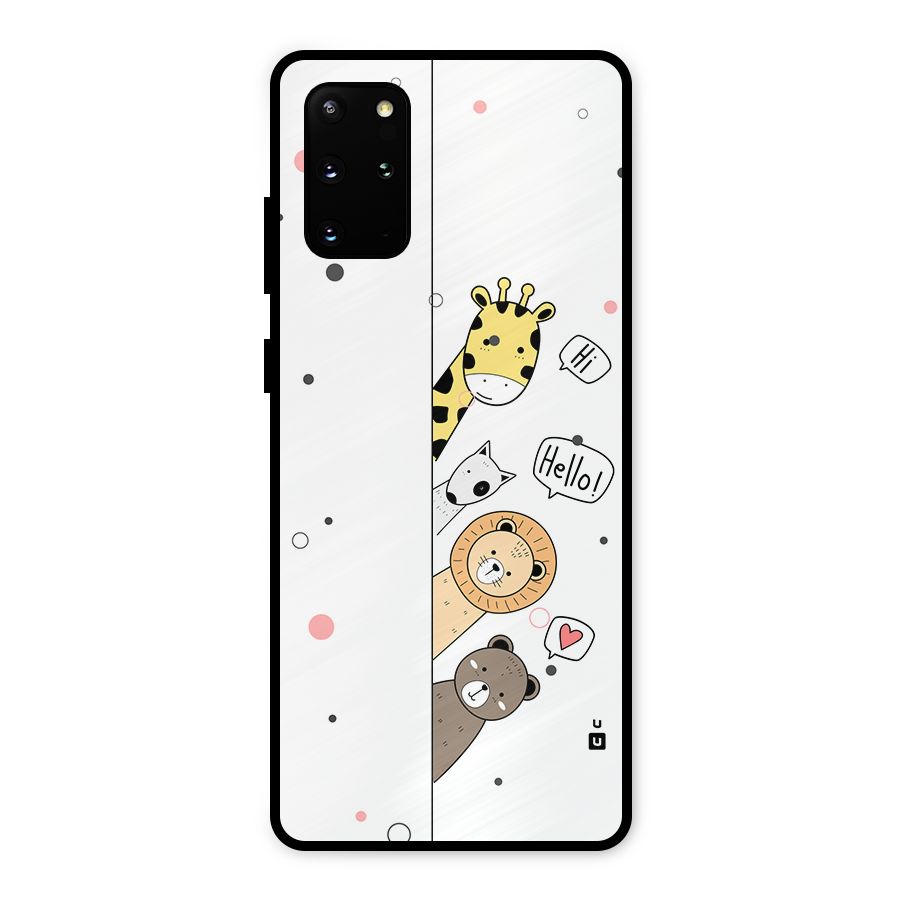 Animal Greetings Metal Back Case for Galaxy S20 Plus