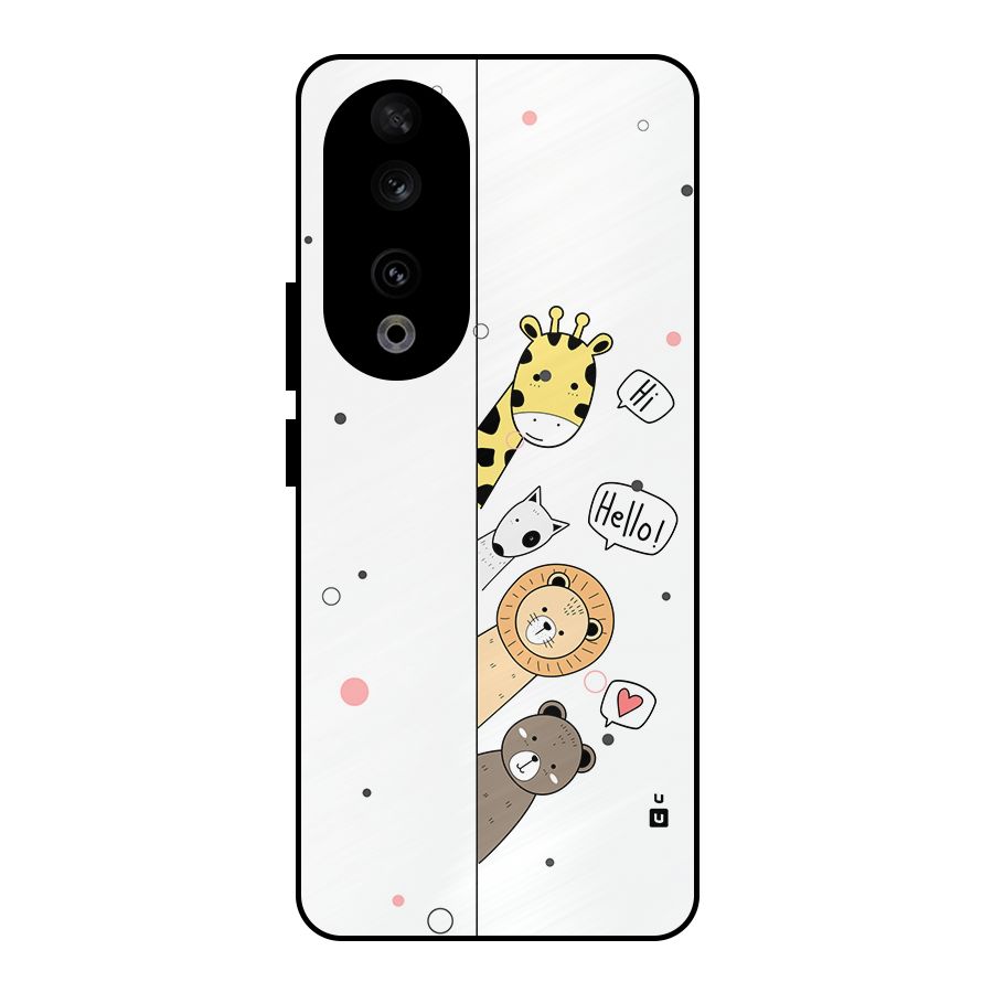 Animal Greetings Metal Back Case for Honor 90