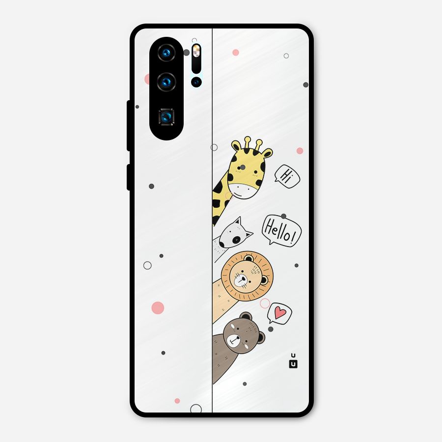 Animal Greetings Metal Back Case for Huawei P30 Pro
