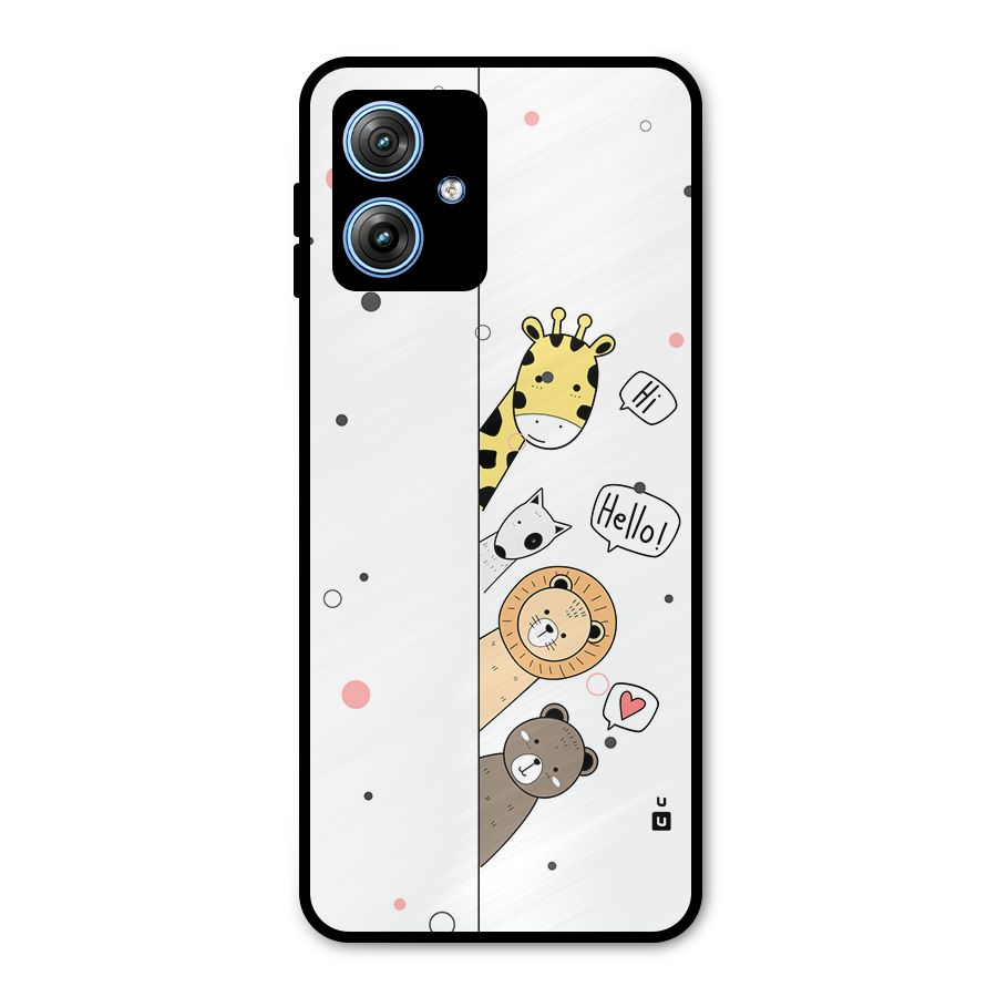 Animal Greetings Metal Back Case for Moto G54