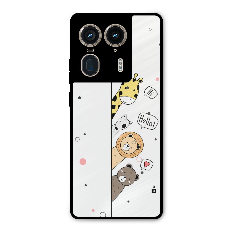 Animal Greetings Metal Back Case for Motorola Edge 50 Ultra