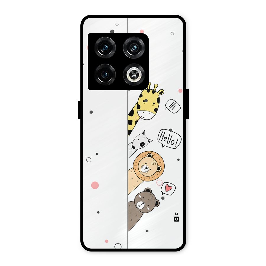 Animal Greetings Metal Back Case for OnePlus 10 Pro 5G