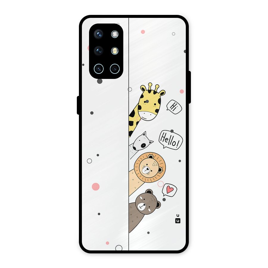 Animal Greetings Metal Back Case for OnePlus 9R
