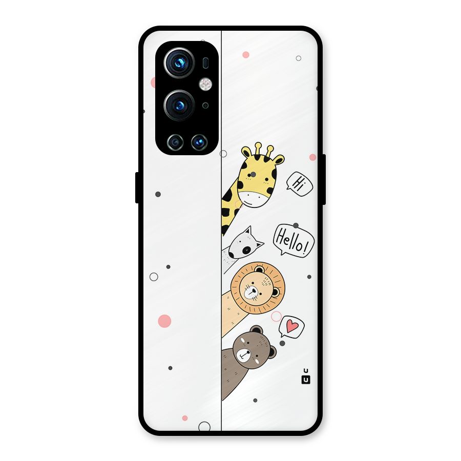 Animal Greetings Metal Back Case for OnePlus 9 Pro