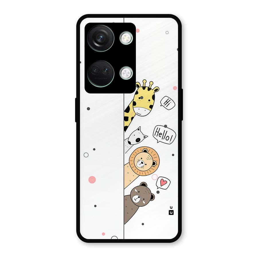 Animal Greetings Metal Back Case for OnePlus Nord 3