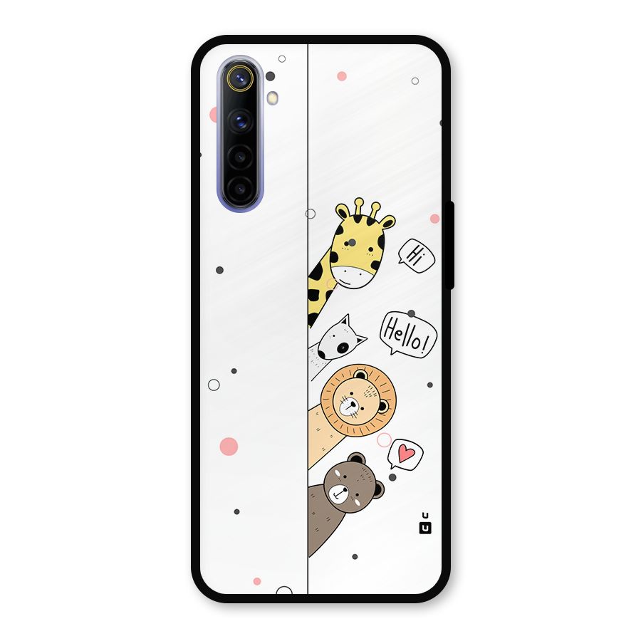 Animal Greetings Metal Back Case for Realme 6i