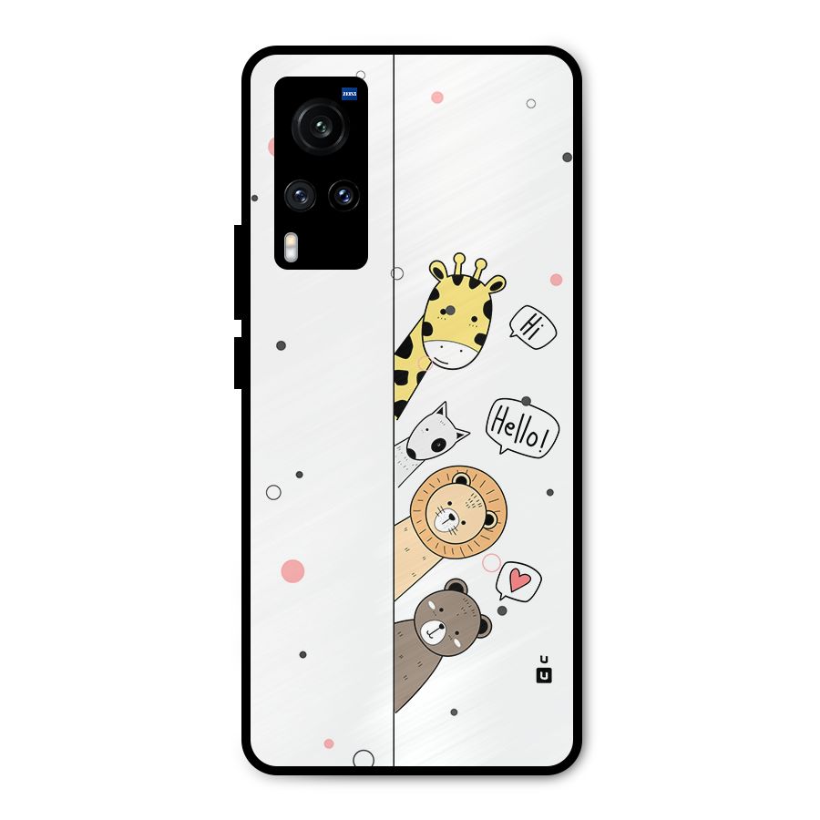 Animal Greetings Metal Back Case for Vivo X60