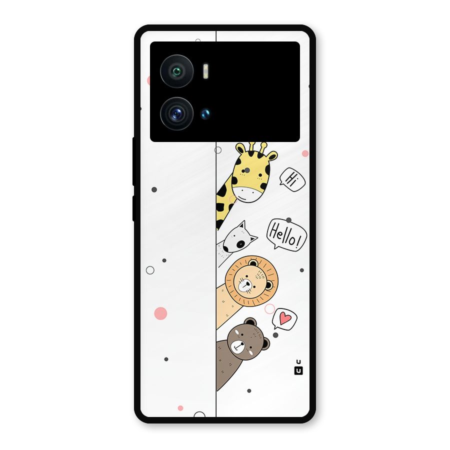 Animal Greetings Metal Back Case for iQOO 9 Pro