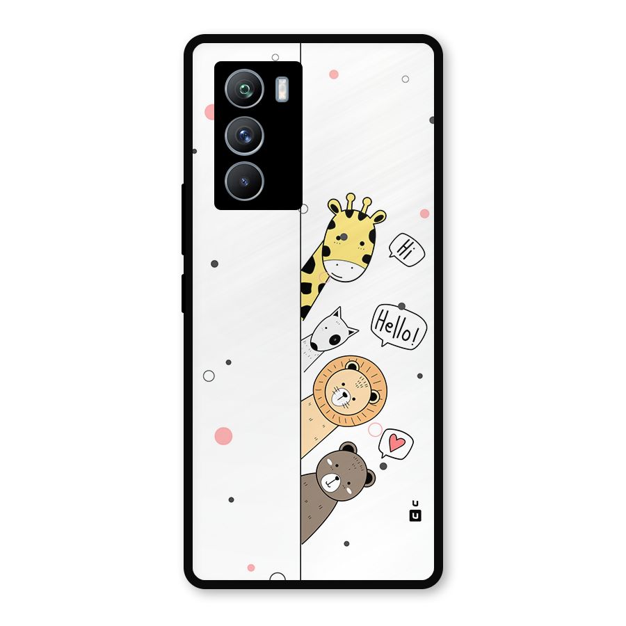 Animal Greetings Metal Back Case for iQOO 9 SE