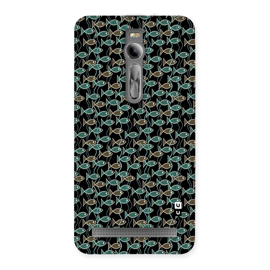 Animated Fishes Art Pattern Back Case for Asus Zenfone 2