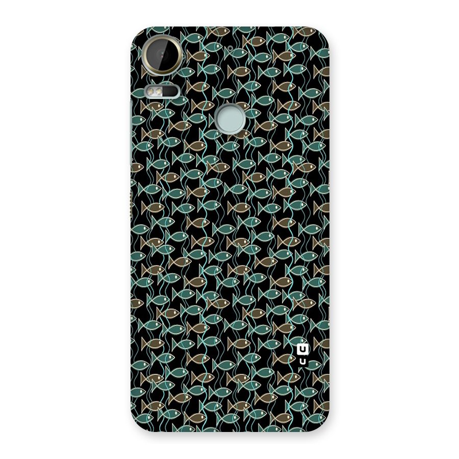 Animated Fishes Art Pattern Back Case for Desire 10 Pro