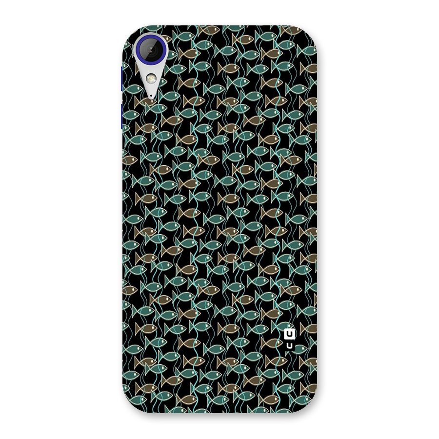 Animated Fishes Art Pattern Back Case for Desire 830