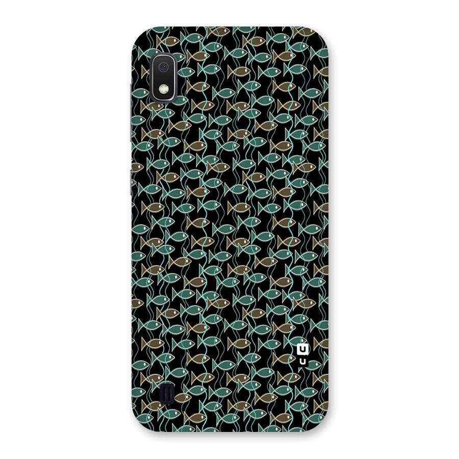Animated Fishes Art Pattern Back Case for Galaxy A10