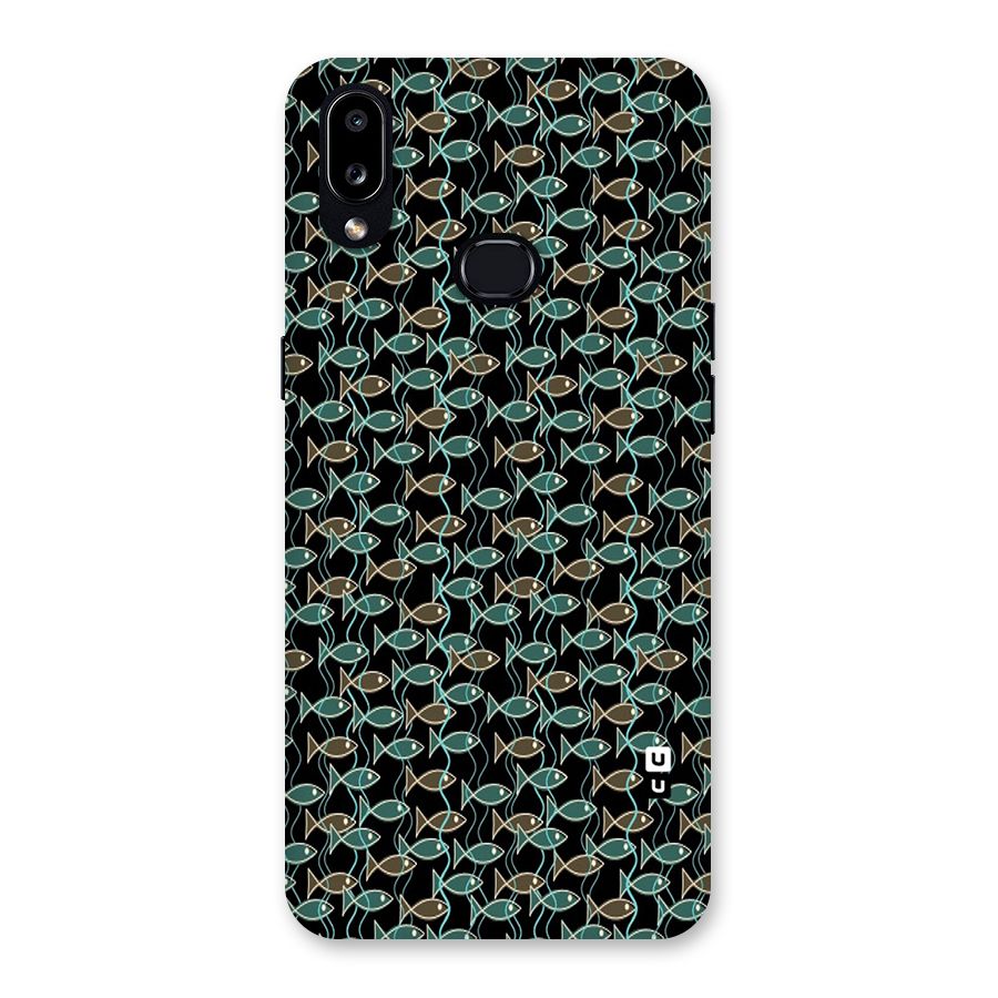 Animated Fishes Art Pattern Back Case for Galaxy A10s