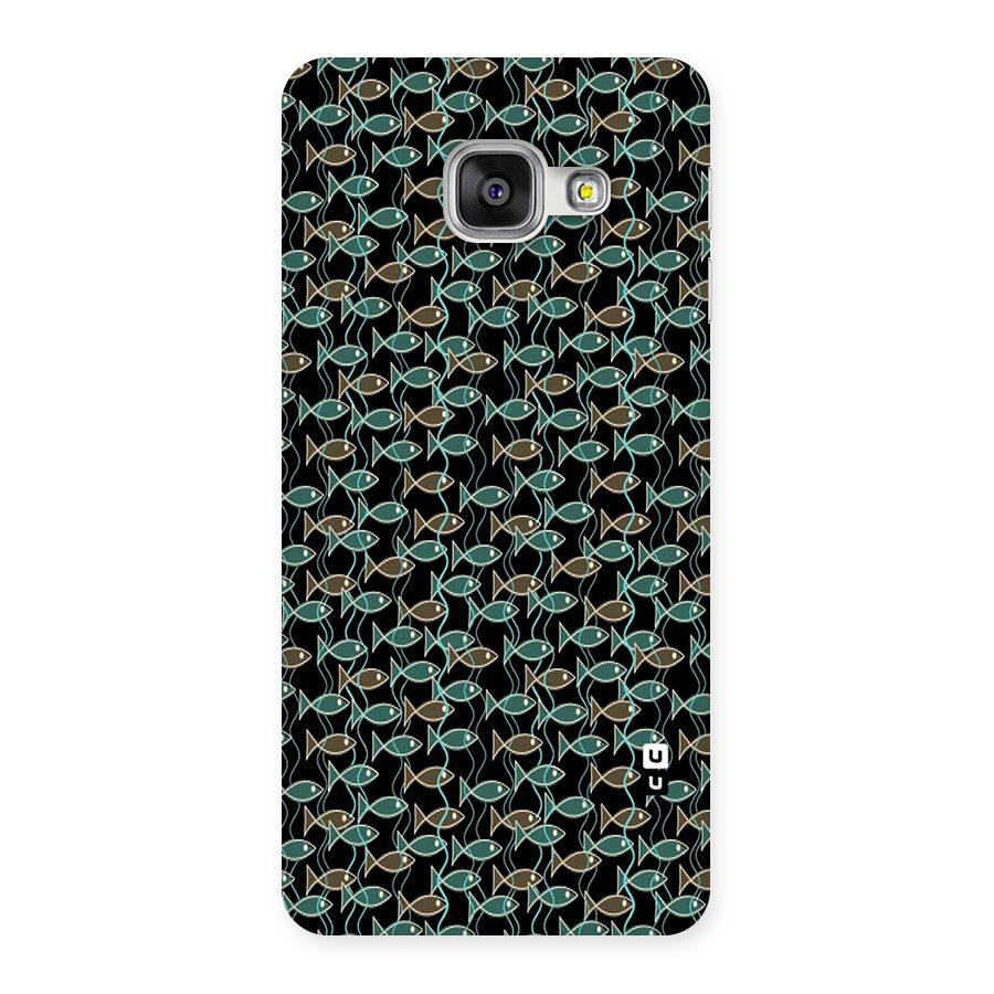 Animated Fishes Art Pattern Back Case for Galaxy A3 2016