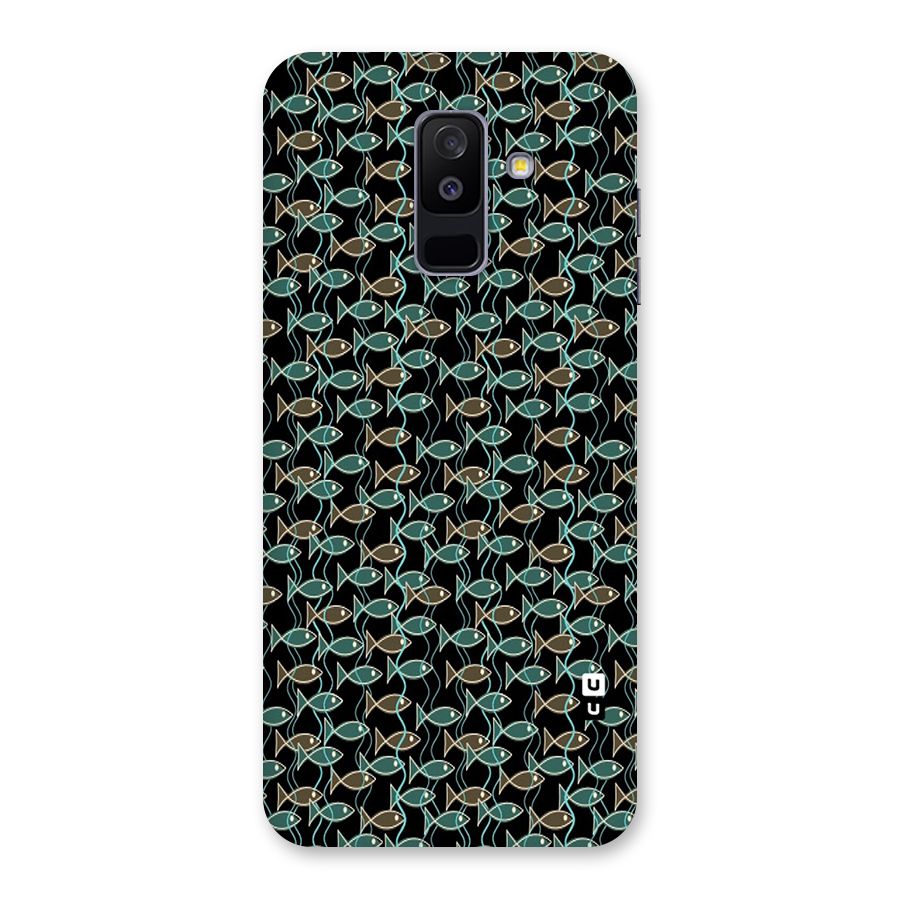 Animated Fishes Art Pattern Back Case for Galaxy A6 Plus