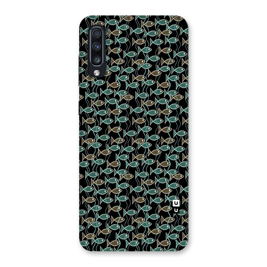 Animated Fishes Art Pattern Back Case for Galaxy A70