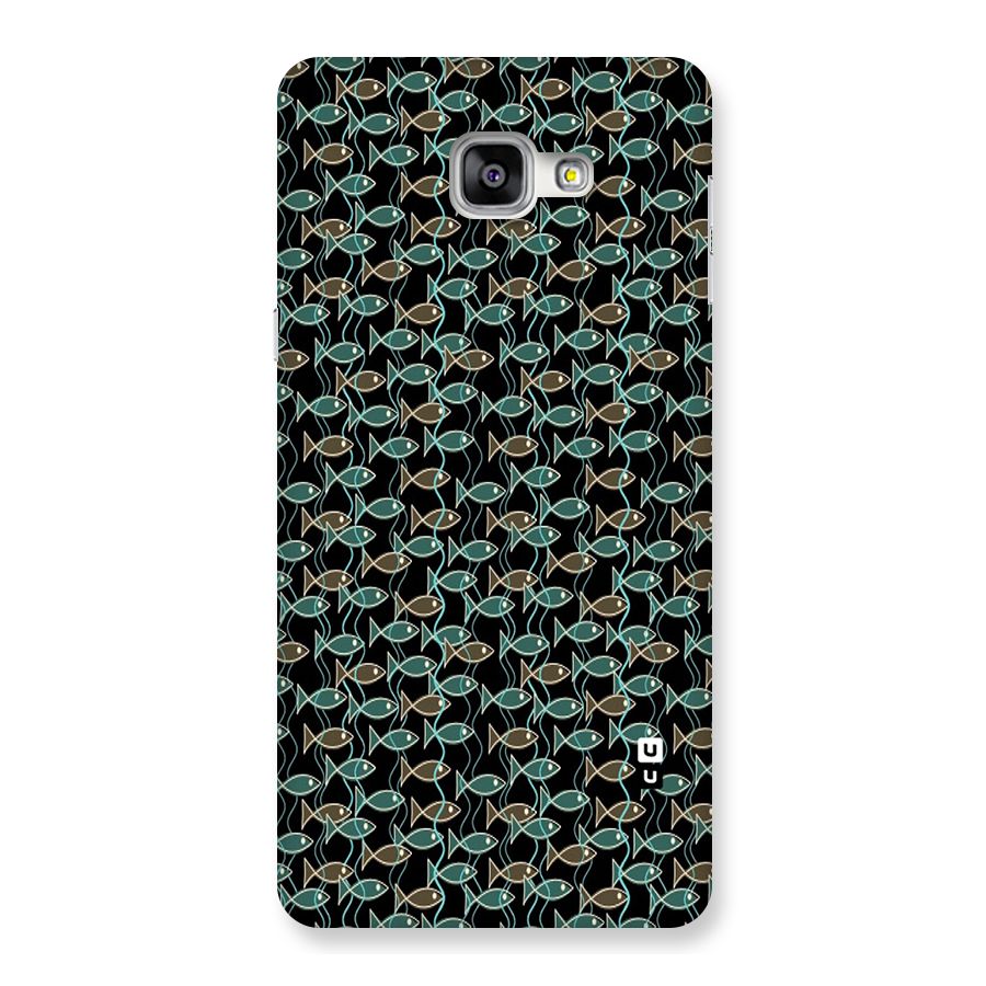 Animated Fishes Art Pattern Back Case for Galaxy A9