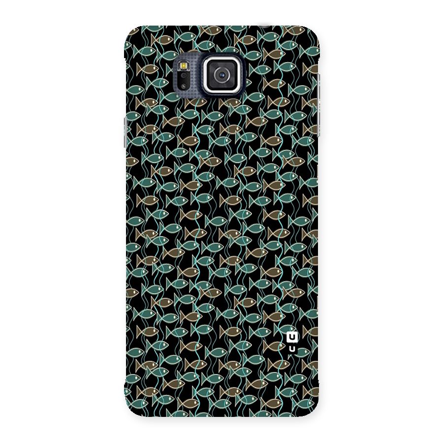 Animated Fishes Art Pattern Back Case for Galaxy Alpha