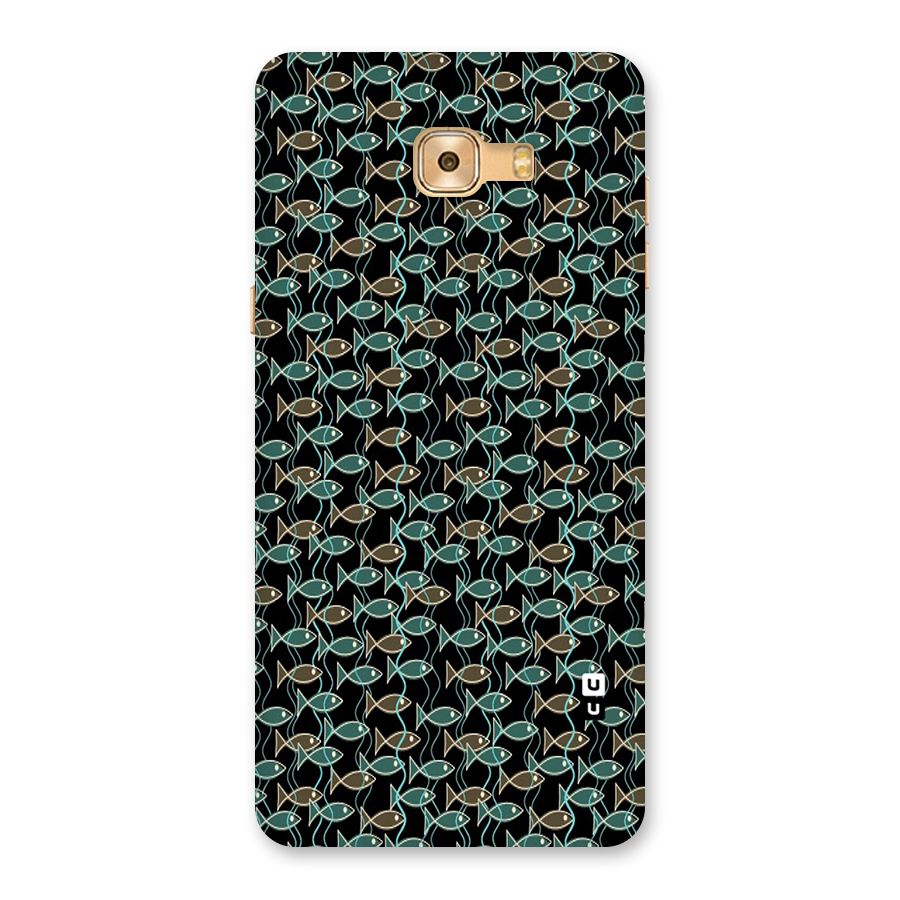 Animated Fishes Art Pattern Back Case for Galaxy C9 Pro