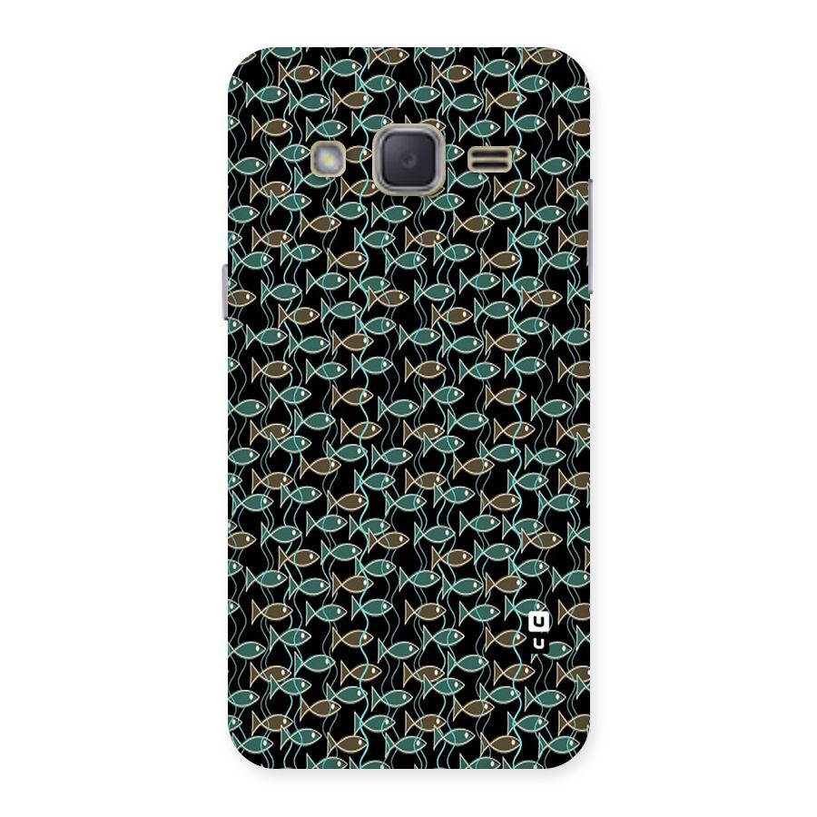 Animated Fishes Art Pattern Back Case for Galaxy J2