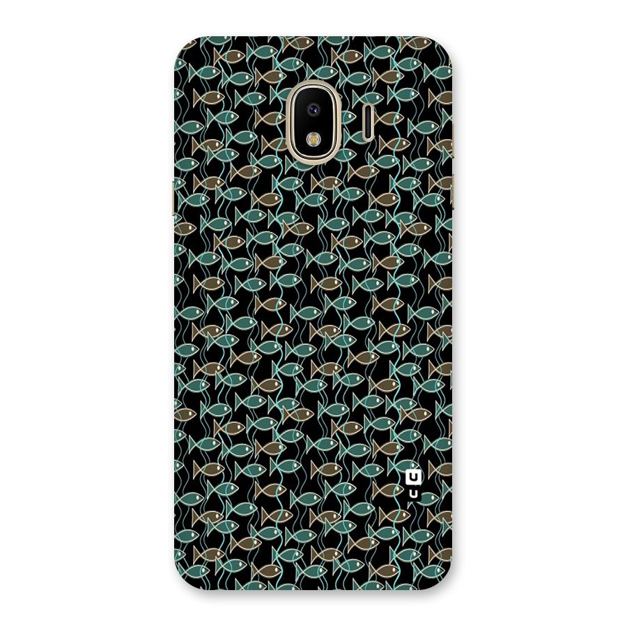 Animated Fishes Art Pattern Back Case for Galaxy J4
