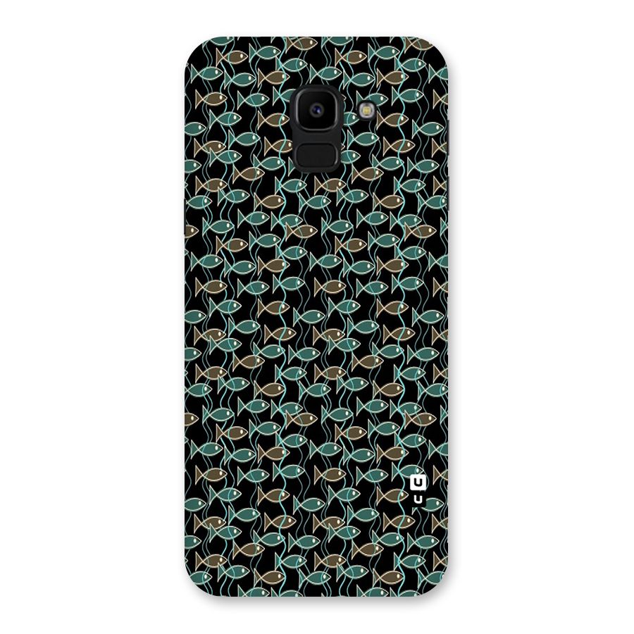 Animated Fishes Art Pattern Back Case for Galaxy J6