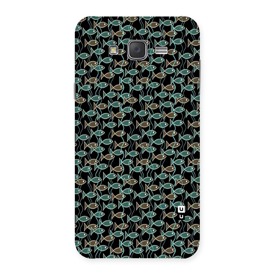 Animated Fishes Art Pattern Back Case for Galaxy J7