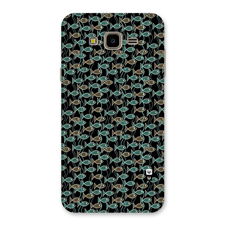Animated Fishes Art Pattern Back Case for Galaxy J7 Nxt