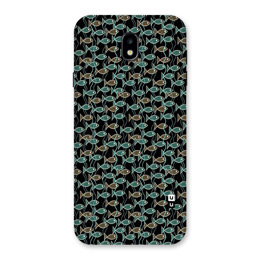 Animated Fishes Art Pattern Back Case for Galaxy J7 Pro