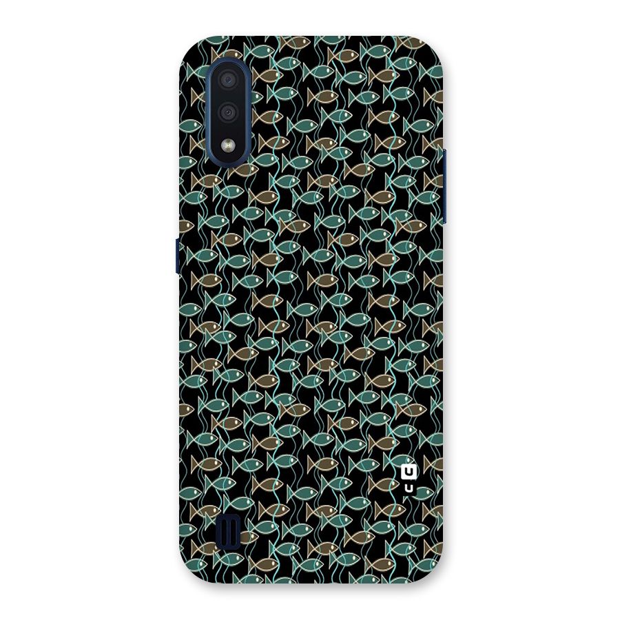 Animated Fishes Art Pattern Back Case for Galaxy M01