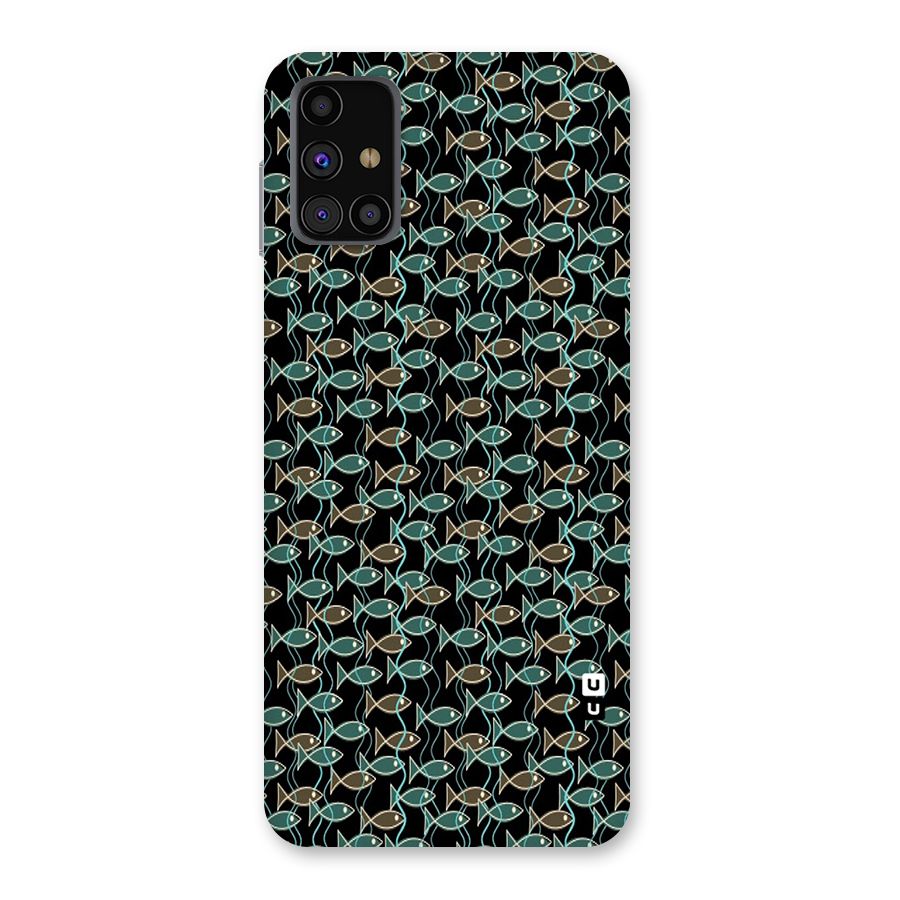 Animated Fishes Art Pattern Back Case for Galaxy M31s