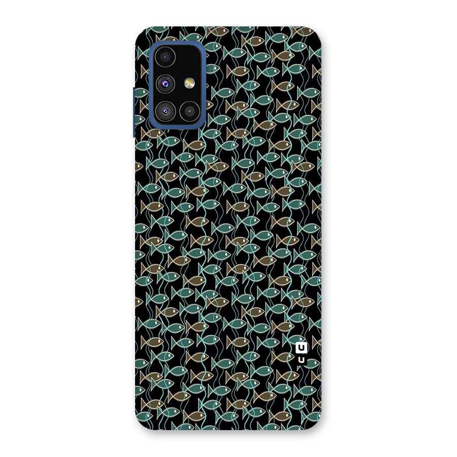 Animated Fishes Art Pattern Back Case for Galaxy M51
