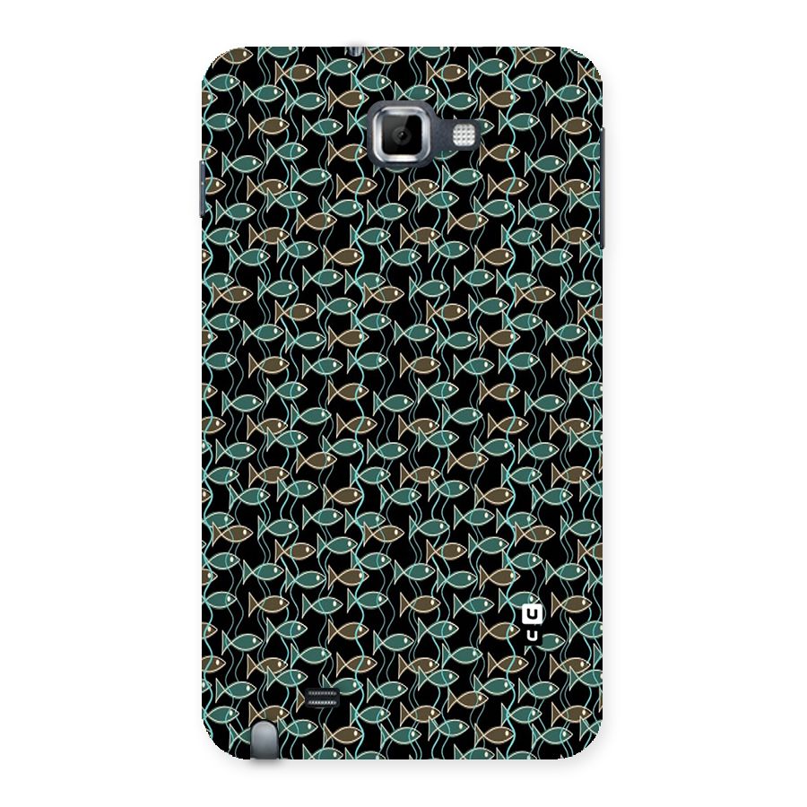 Animated Fishes Art Pattern Back Case for Galaxy Note