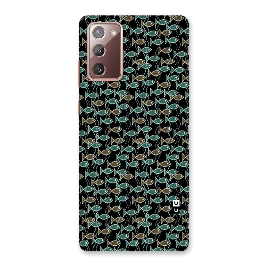 Animated Fishes Art Pattern Back Case for Galaxy Note 20
