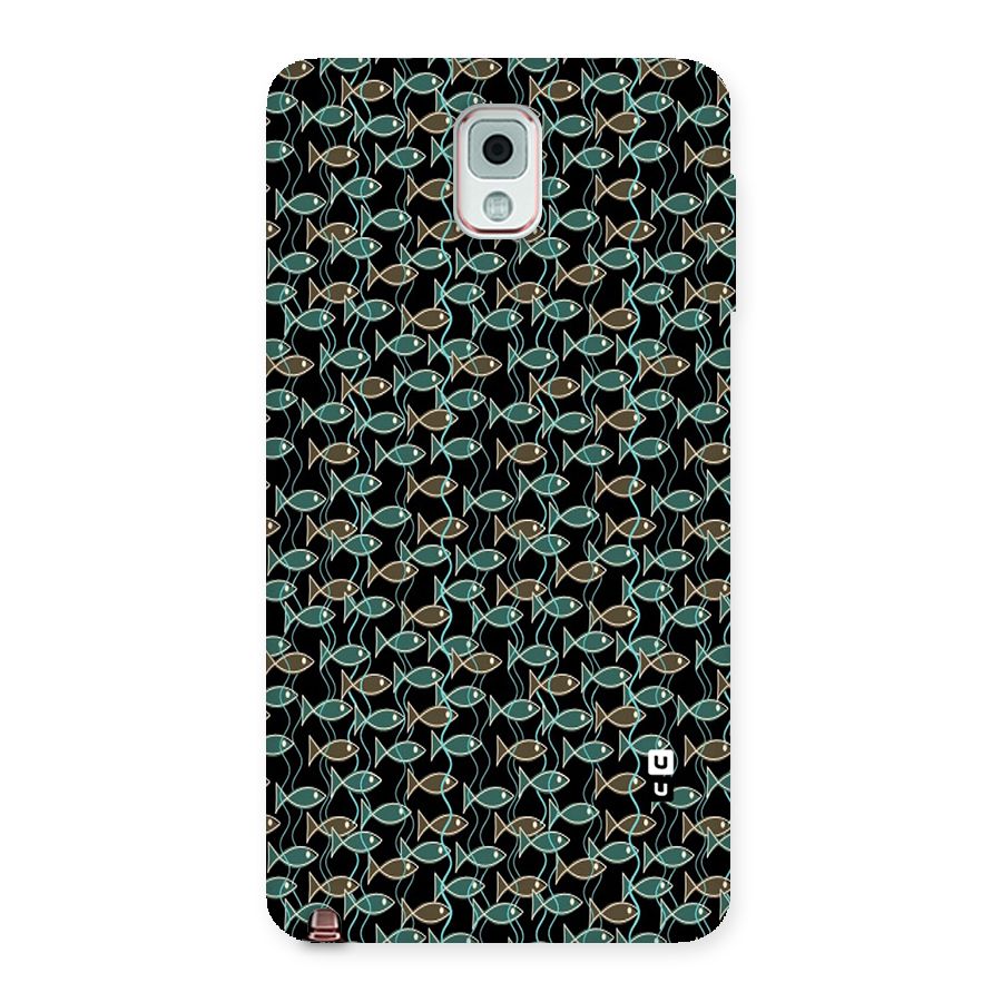 Animated Fishes Art Pattern Back Case for Galaxy Note 3
