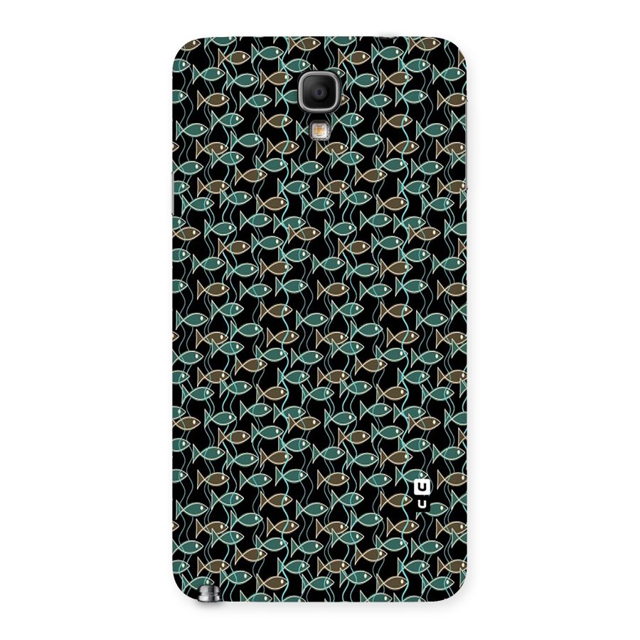 Animated Fishes Art Pattern Back Case for Galaxy Note 3 Neo