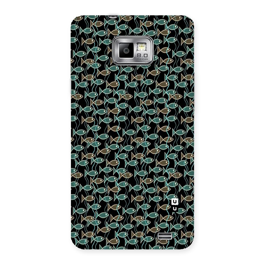 Animated Fishes Art Pattern Back Case for Galaxy S2