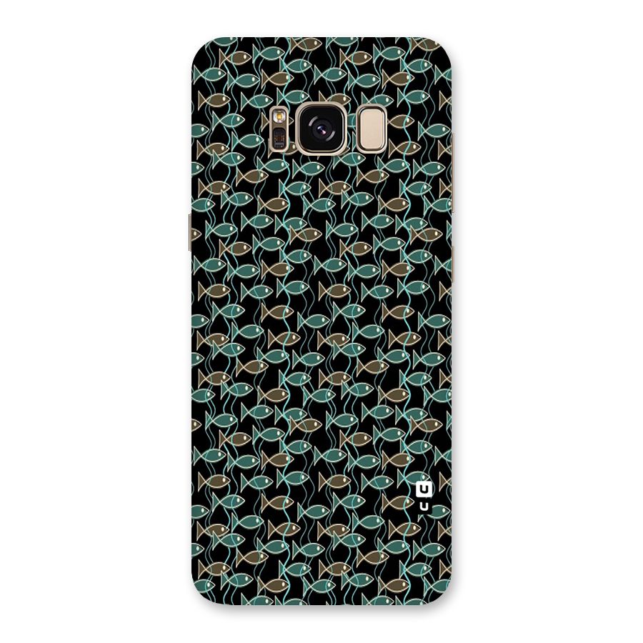 Animated Fishes Art Pattern Back Case for Galaxy S8