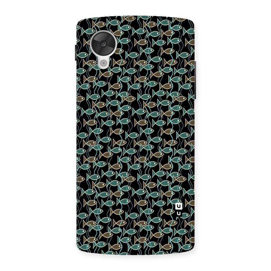 Animated Fishes Art Pattern Back Case for Google Nexsus 5
