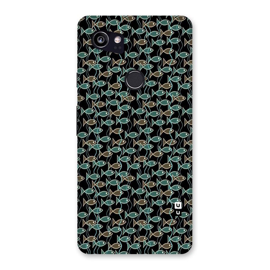Animated Fishes Art Pattern Back Case for Google Pixel 2 XL