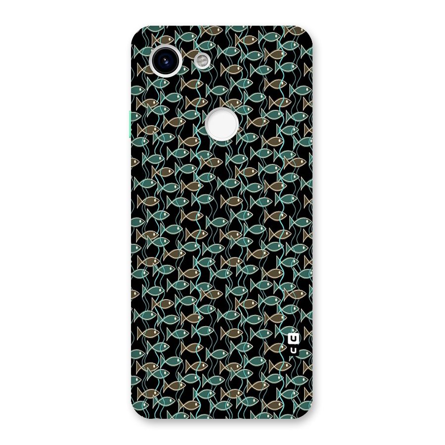 Animated Fishes Art Pattern Back Case for Google Pixel 3