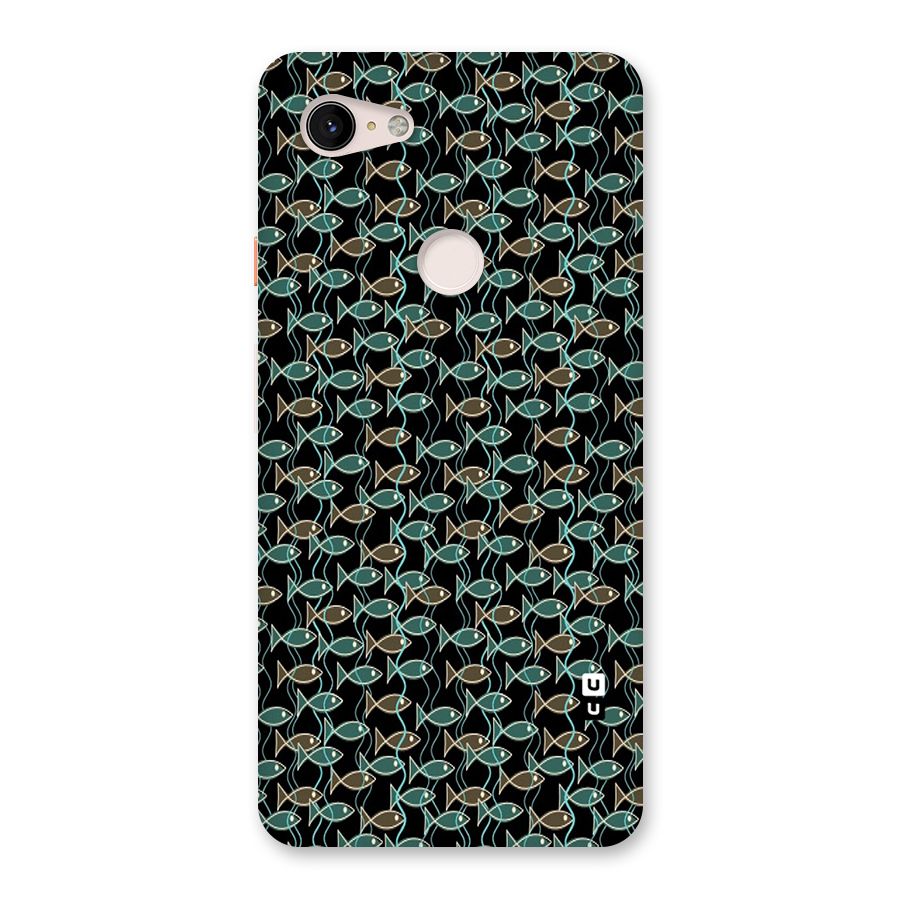 Animated Fishes Art Pattern Back Case for Google Pixel 3 XL