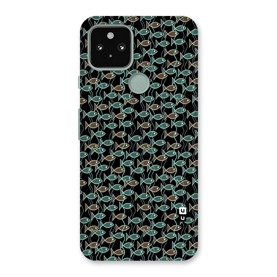 Animated Fishes Art Pattern Back Case for Google Pixel 5