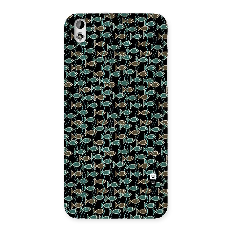 Animated Fishes Art Pattern Back Case for HTC Desire 816g