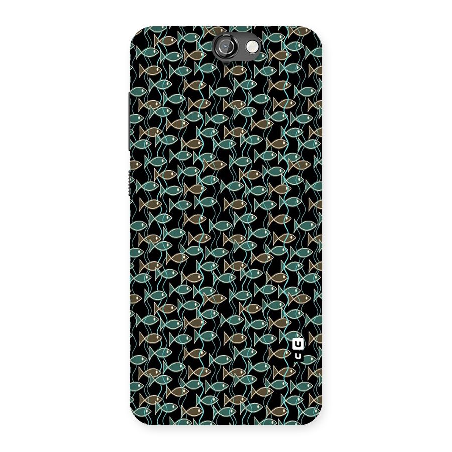 Animated Fishes Art Pattern Back Case for HTC One A9
