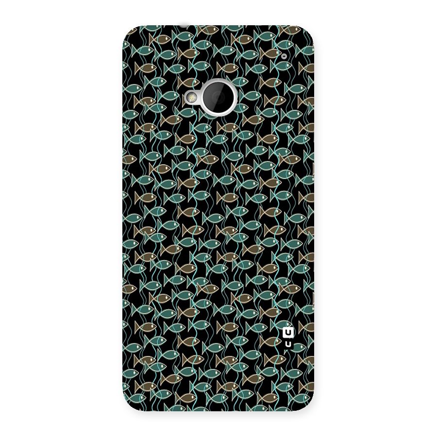 Animated Fishes Art Pattern Back Case for HTC One M7