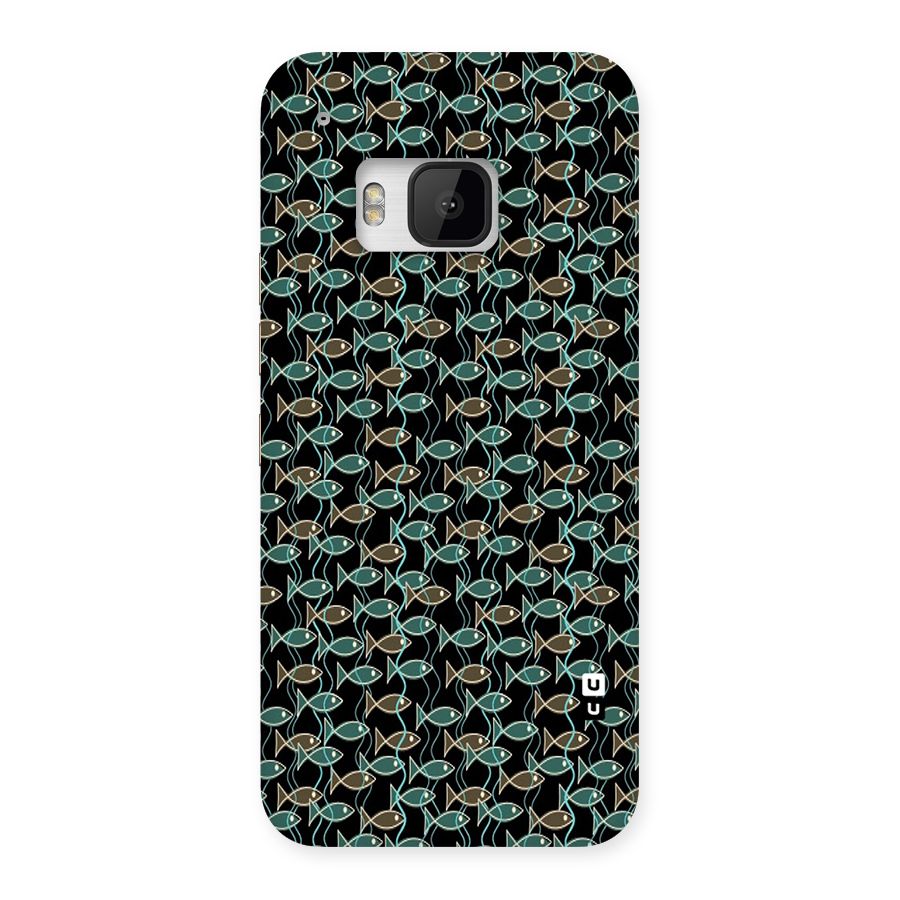 Animated Fishes Art Pattern Back Case for HTC One M9